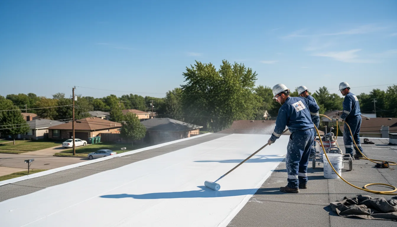 Commercial roof coating in Chillicothe, TX near me